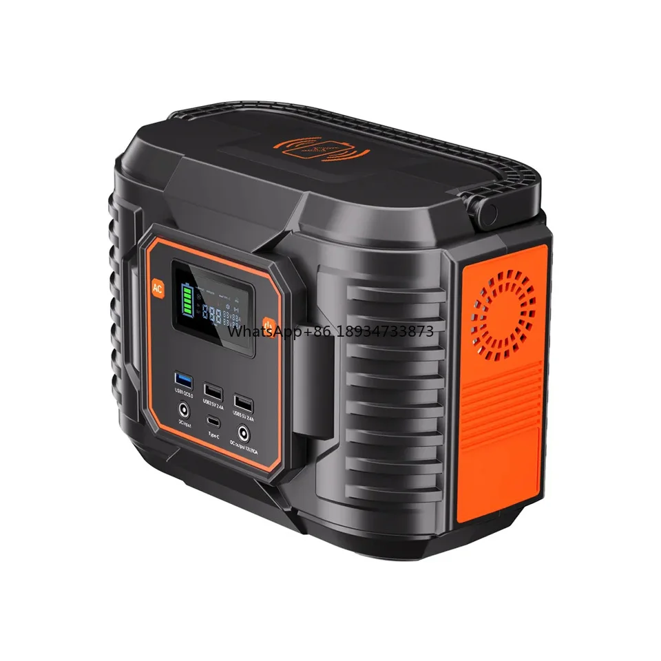 500w 1000w 2000w Outdoor Emergency Backup Fast Charging Lifepo4 Portable Power Station Generator for Home Application