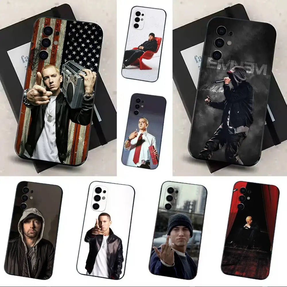 Hip-Hop Rap Horrorcore E-Eminem Phone Case Soft Black Case For Samsung S24,S30,S21,S23,S22,S20,Ultra,S25,Plus