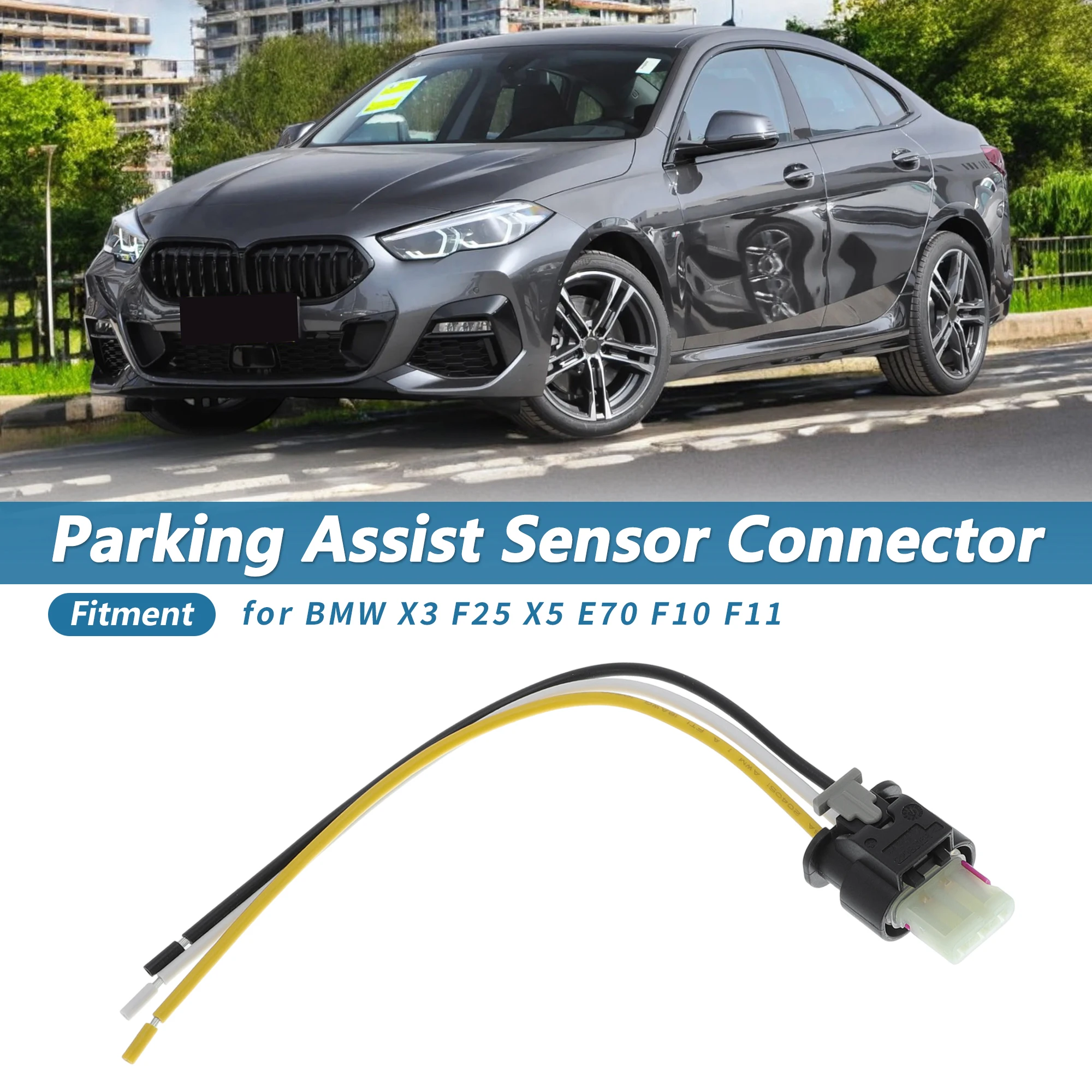 UXCELL Parking Assist Sensor Connector for BMW X3 F25 X5 E70 F10 2359997