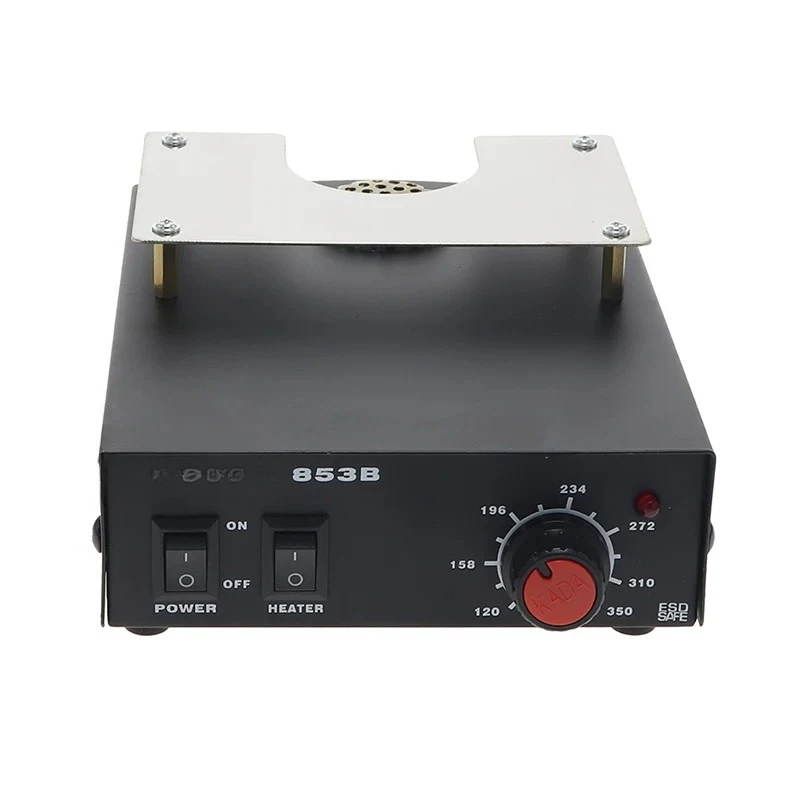 Portable 853B 540W Preheating Table Recovery Table Preheating/Heating/Desoldering Hot Air Adjustable Air