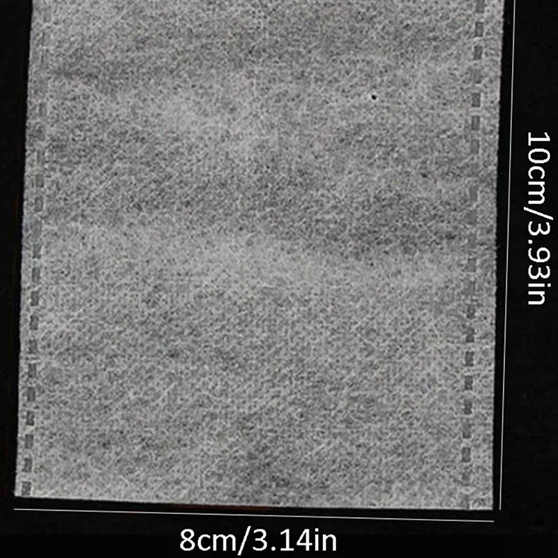 8x10cm 100枚入り 生分解性種子育苗バッグ、不織布植物育成バッグ、布製苗ポット植物ポーチ、家庭菜園用品