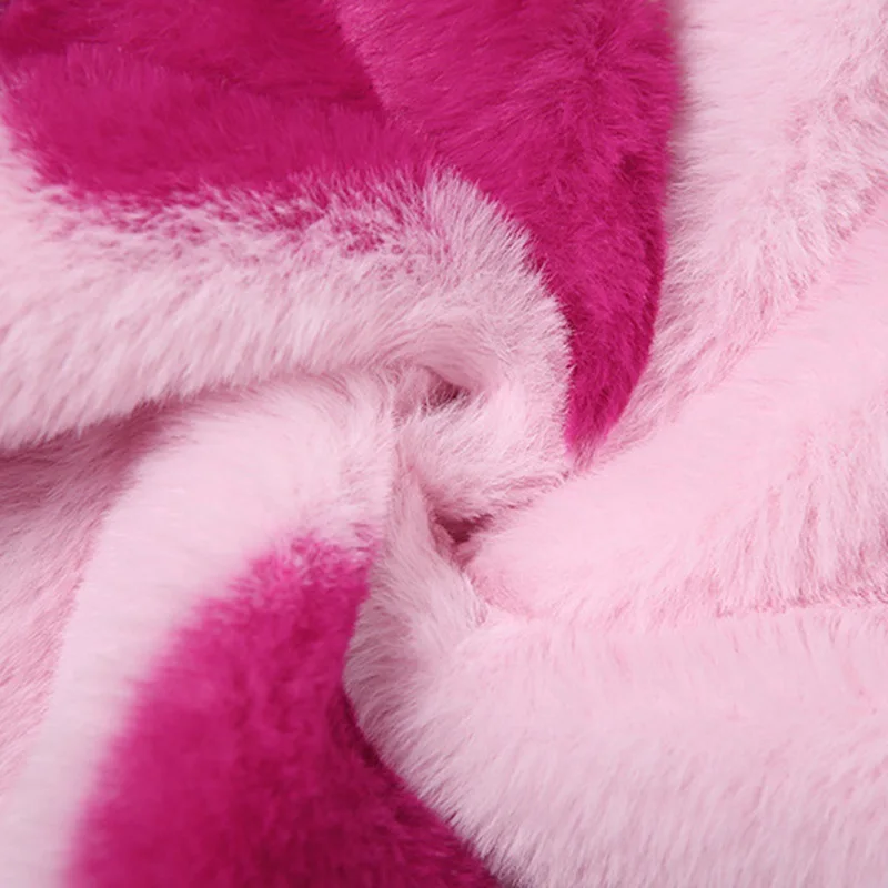 Nuove ragazze rosa a forma di cuore giacca in pile da donna calda giacca invernale cappotto corto con cappuccio autunno inverno y2k felpe