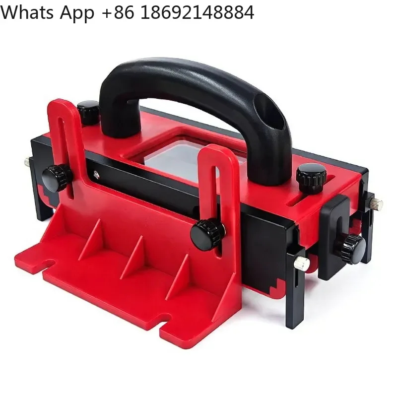 Yellow Flip-Chip Table Saw for 3D Safety Push Handle Woodworking Band Saw Engraving Machine Anti-Cut Push Ruler DIY
