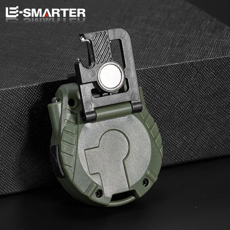 Mini LED Work Light Portable Pocket Flashlight Keychains USB Rechargeable For Outdoor Camping Small Corkscrew