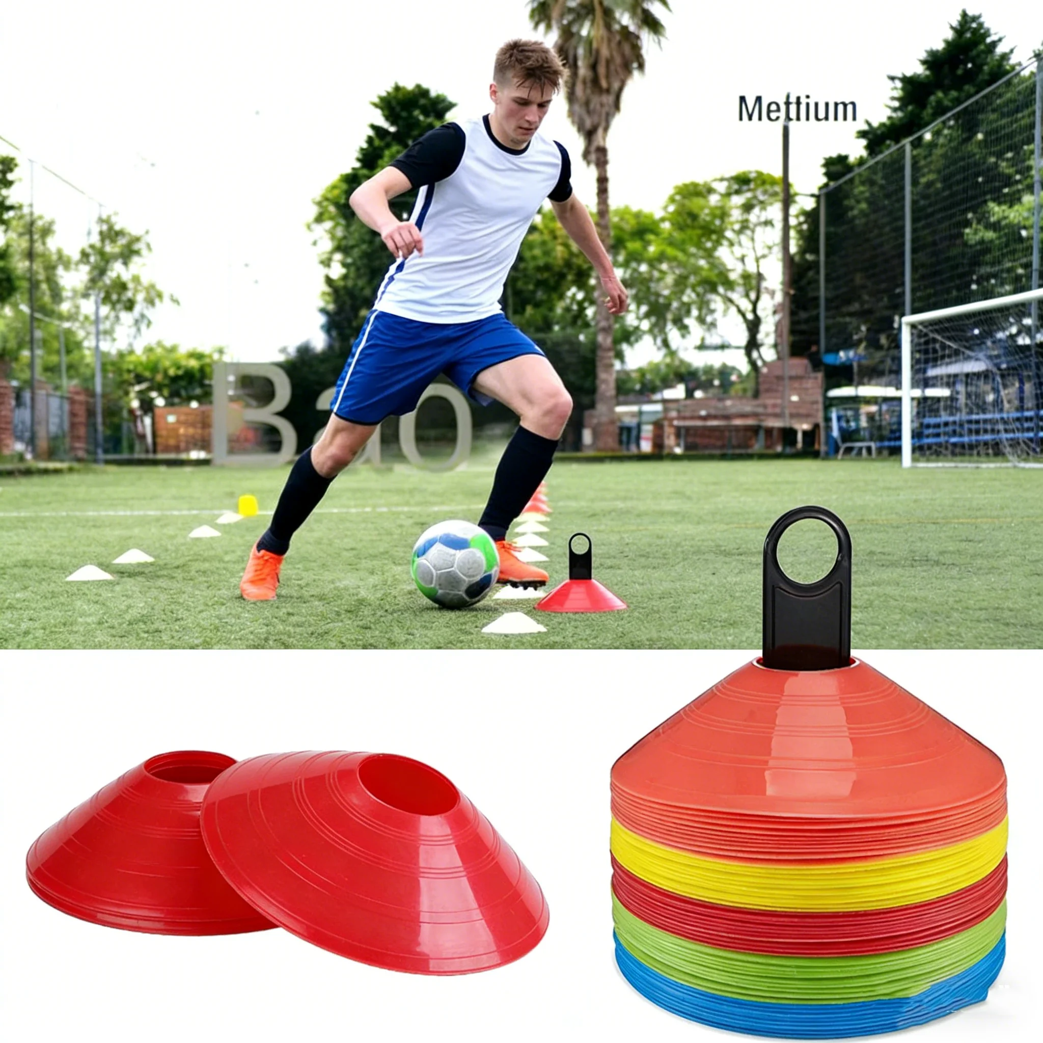 10Pcs Red Soccer Training Cone - Football Training Cone recension och pris