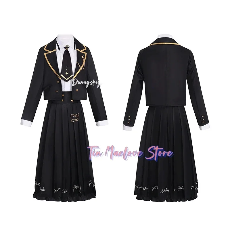 

a7d@Anime Pjsk Colorful Stage Costume Shinonome Ena Cosplay School Outfit Wig Halloween Party Outifts for Women Customized Props
