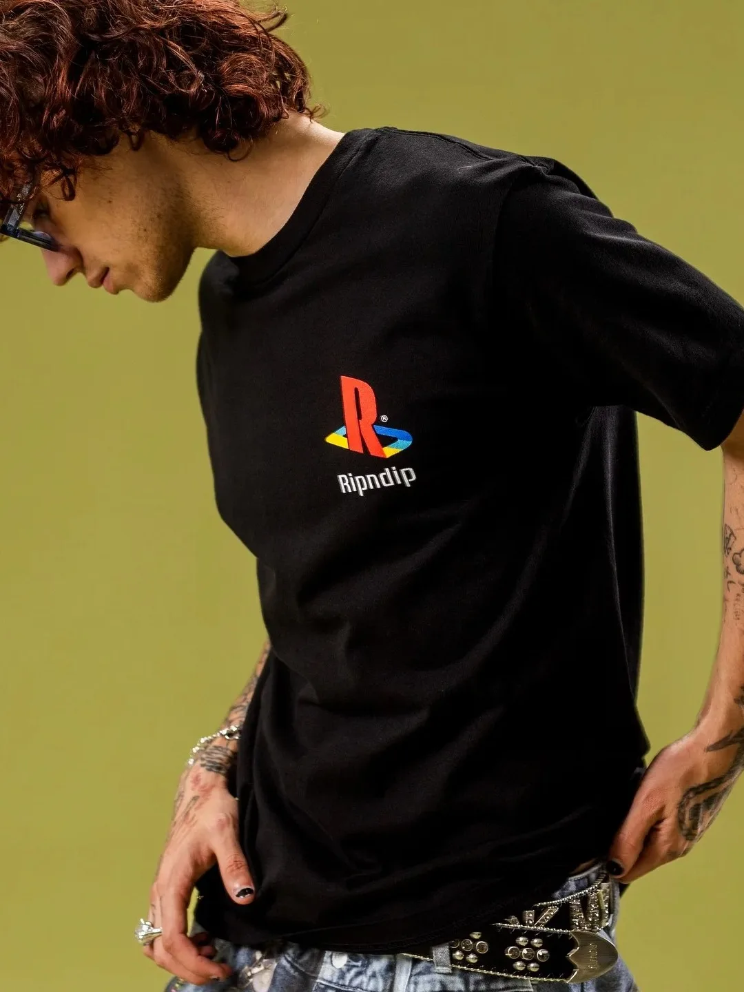 

Oversized Cartoon Pattern Tirt Y2K Men's Wear Loose Fit Breathable ort Sve round Ne Fitn Versatile ex Tirt