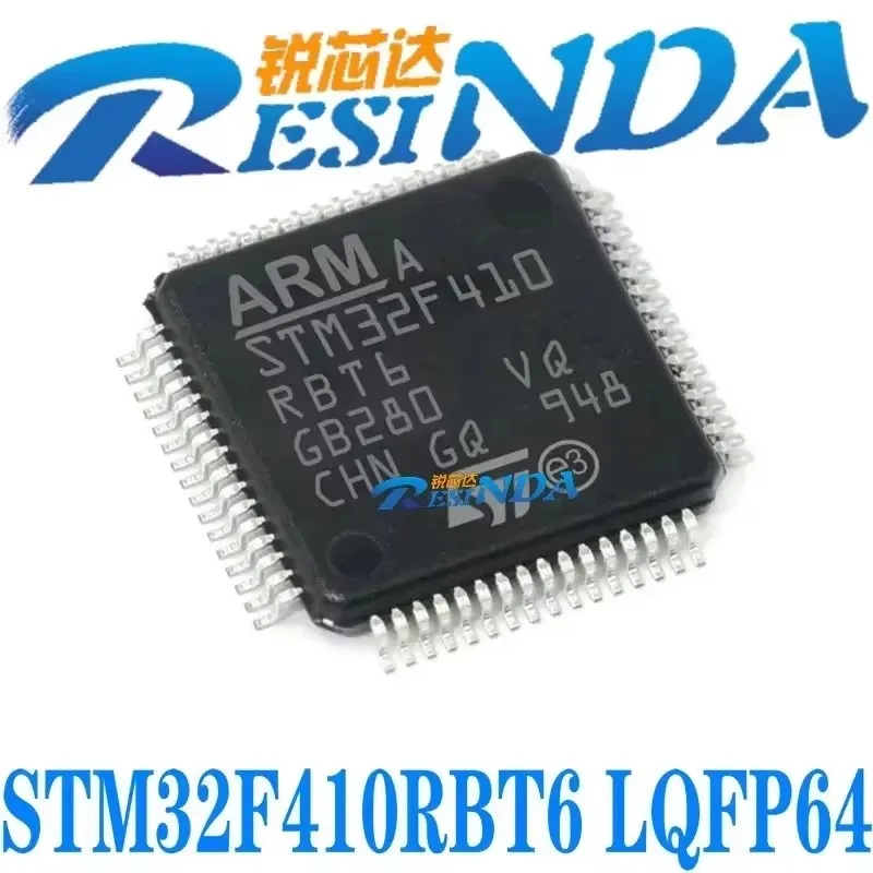 العلامة التجارية الجديدة الأصلية STM32F410RBT6 LQFP-64 STMicroelectronics MCU