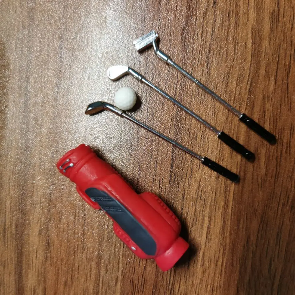 

New 1:12 Scale Dollhouse Miniature Decoration 3 Colors Golf Bag Best Birthday Gift Dollhouse Decoration