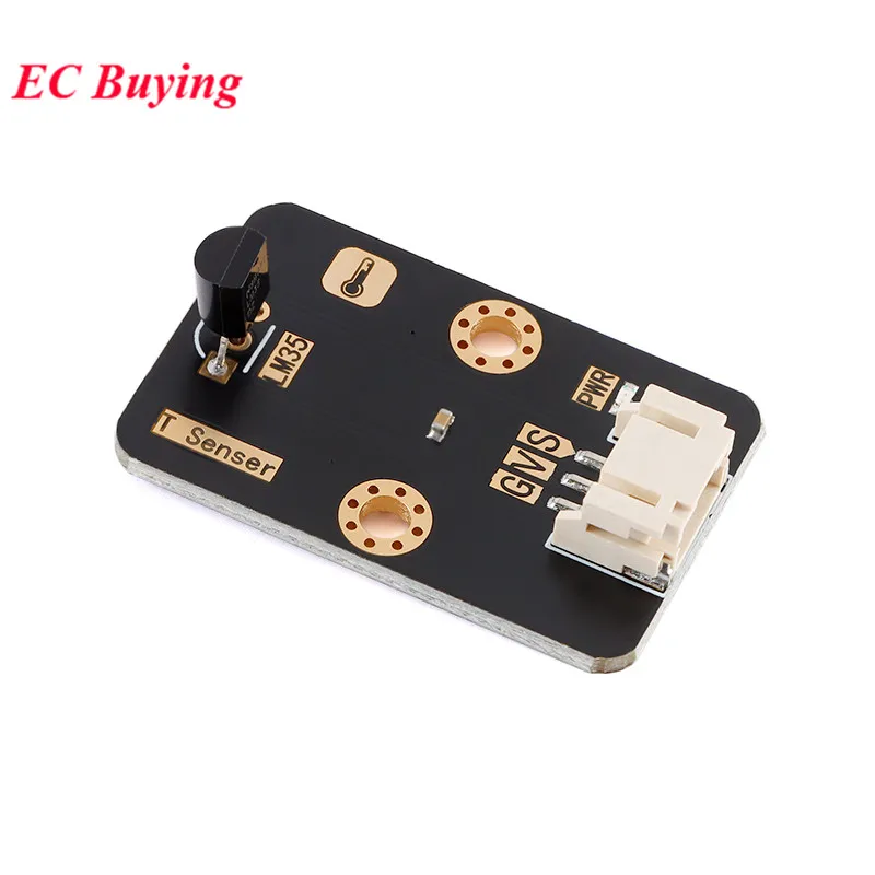 LM35D LM35DZ Digital Linear Temperature Sensor Module 5V Analog Voltage Output LM35 Smart Car PH2.0-3 pin Interface