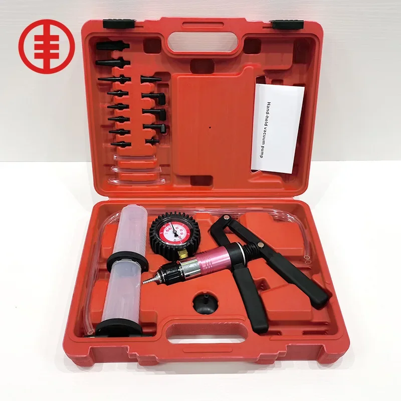 Auto Diagnostic-tool Car Auto Handheld Vacuum Pistol Pump Brake Bleeder Adaptor Fluid Reservoir Oil Tester Tools Kit