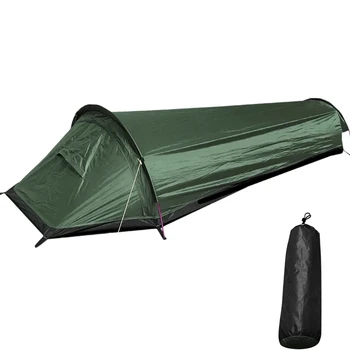 Backpacking Tent Outdoor Hiking Tent Waterproof Lightweight Single Person Tent 1