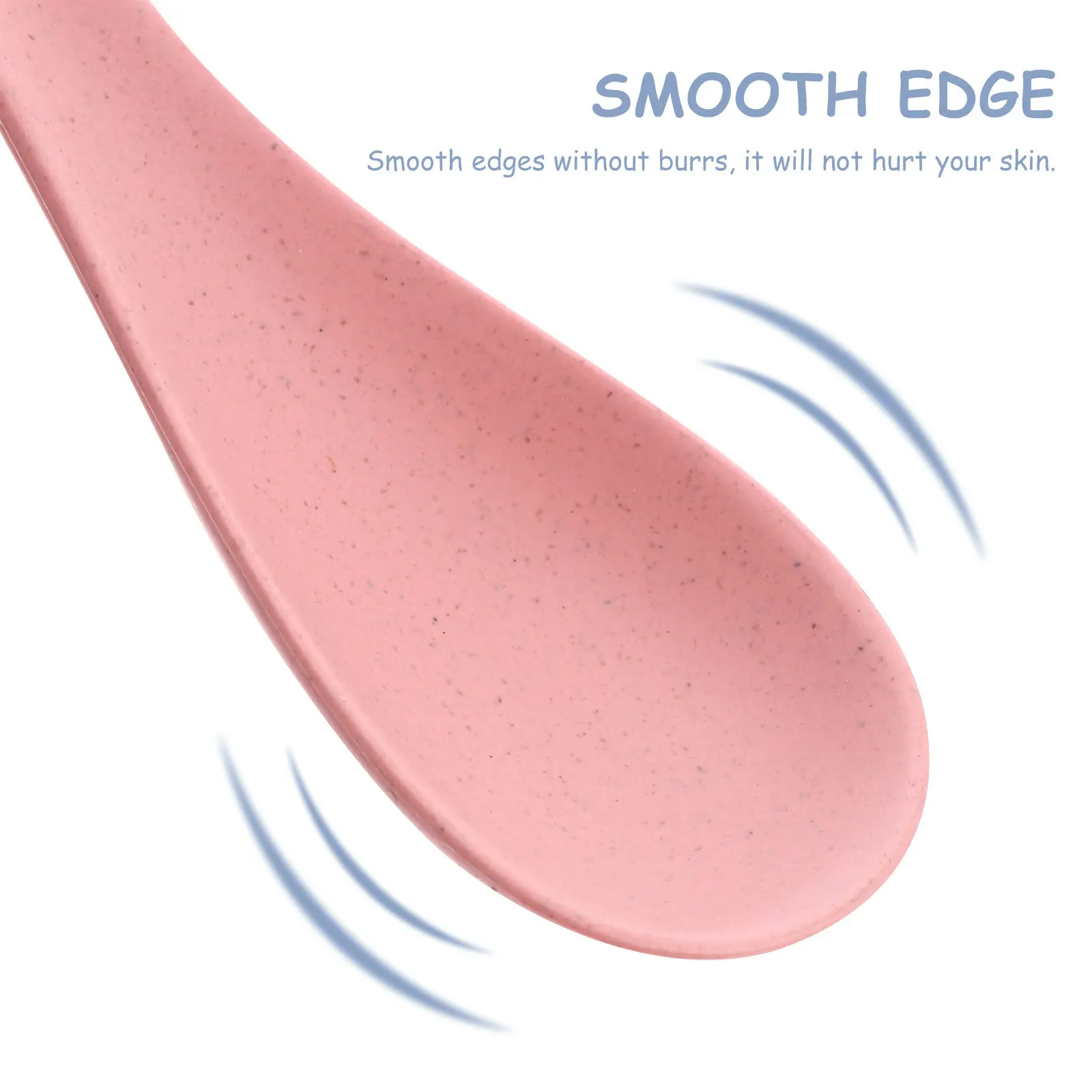 

4Sets Baby Bowl Set Durable Wheat Straw Bowls Spoon Break Resistant Safe Toddler Feeding Bowl Kids Tableware Baby Tableware