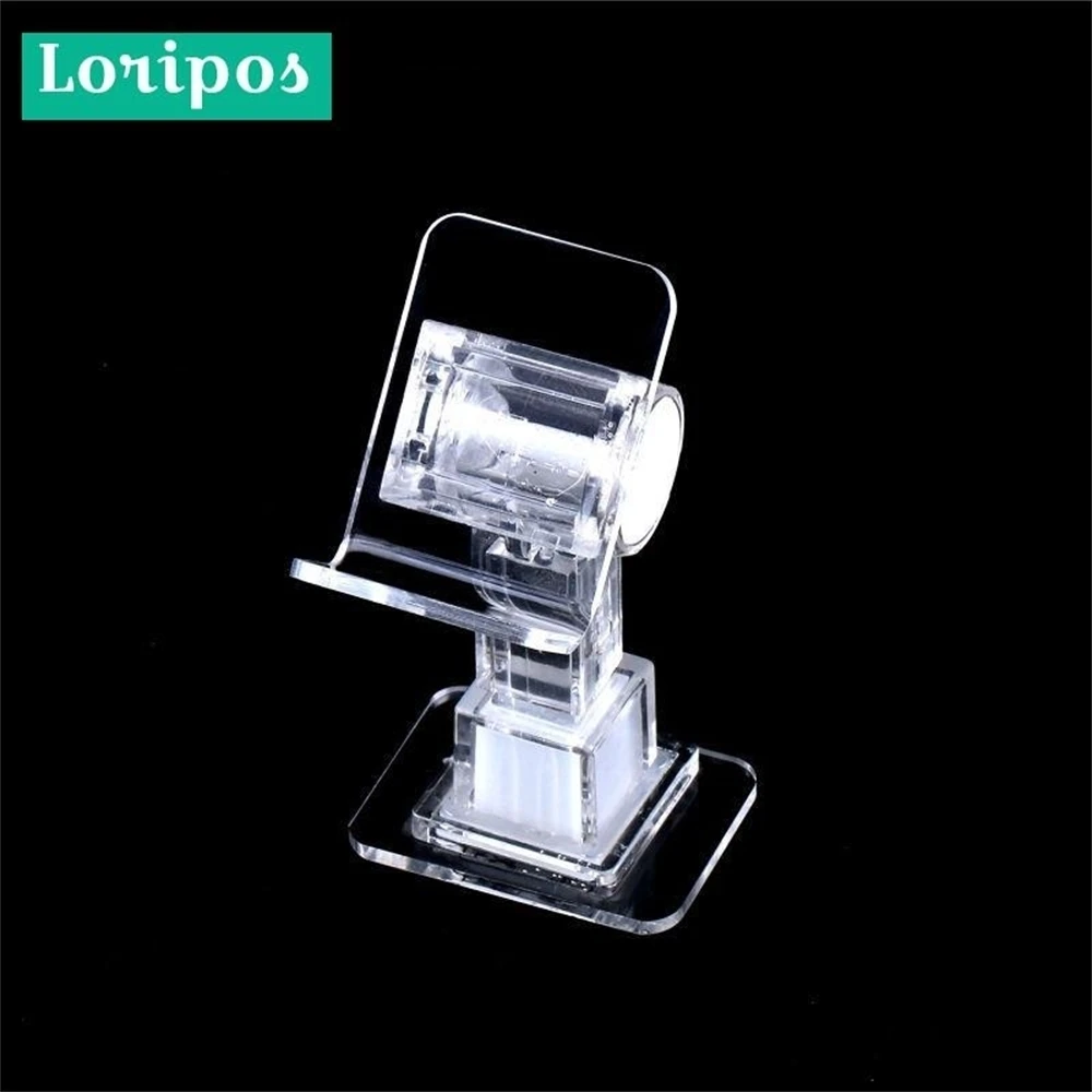 Hardy Acrylic T-shape Desk Sign Holder Card Display Stand Product Smartphone Cellphone Table Display Stand Rack 3c Store Props