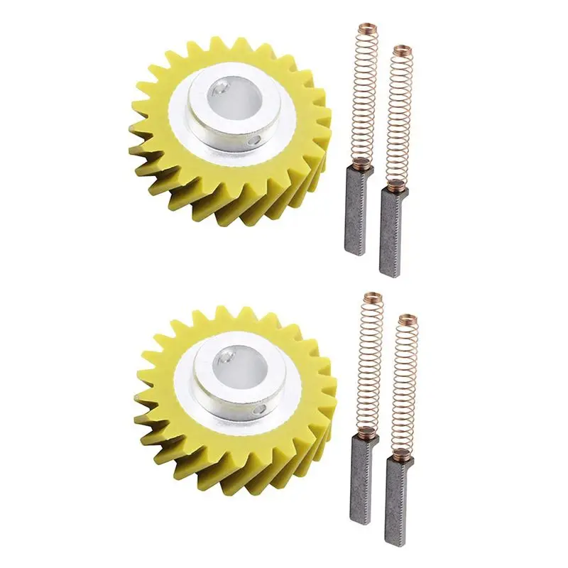 LITE-2X W10112253 Mixer Worm Gear W10380496 Carbon Brushes For Kitchenaid 5K45SS 5K5SS Mixers Replace Parts 4162897 view 2