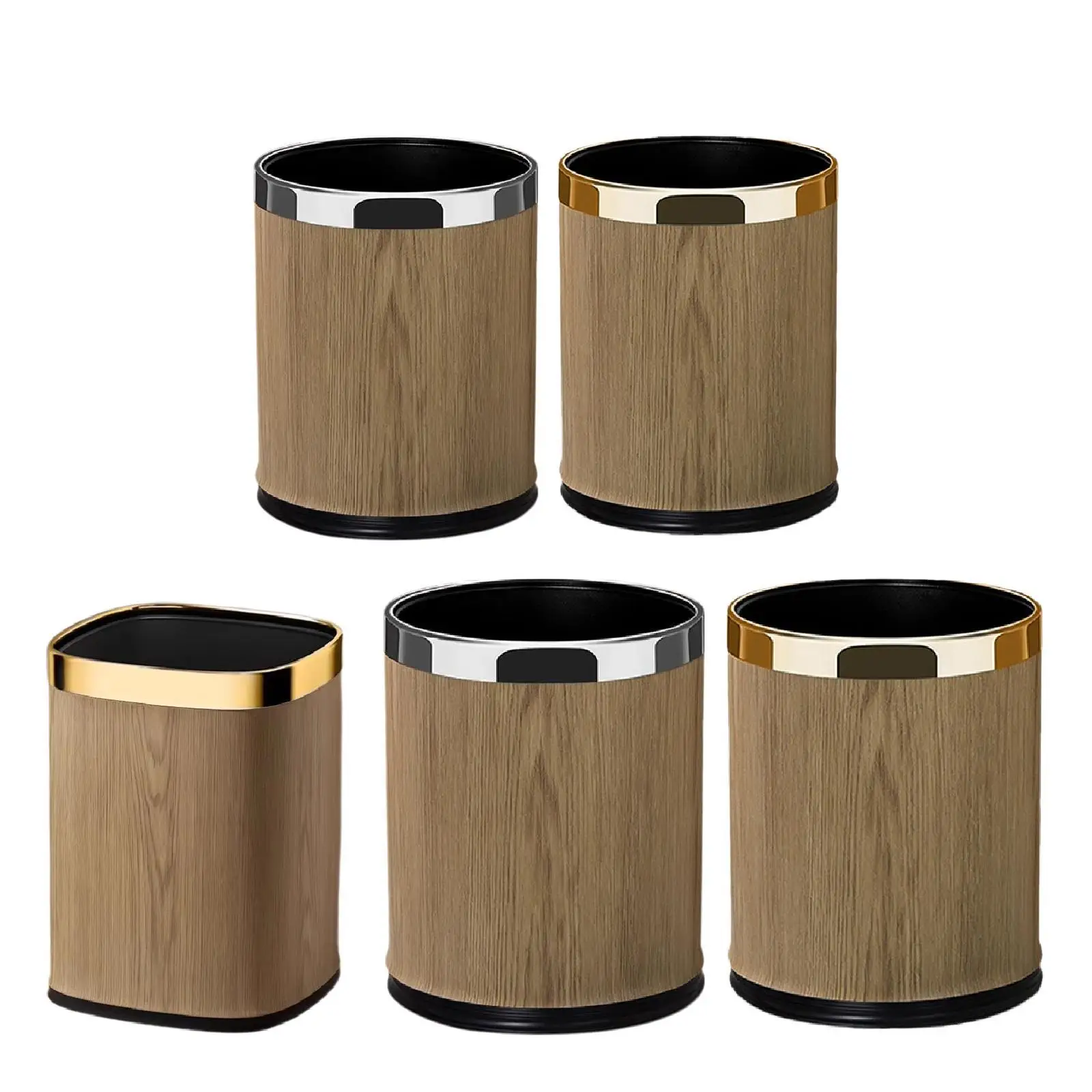 

Мусорный бак, современная декоративная искусственная кожа, стильная корзина для мусора, мусорный бак