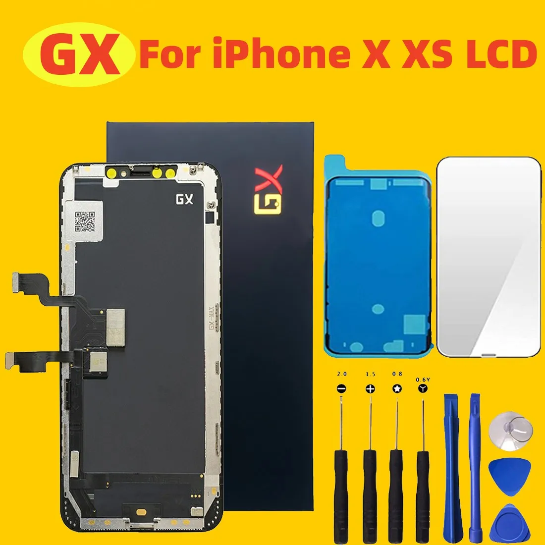 A++GX OLED For iPhone X Display X OLED Best GX Hard OLED For iPhone X LCD Screen AMOLED Digitizer Assembly Replacement