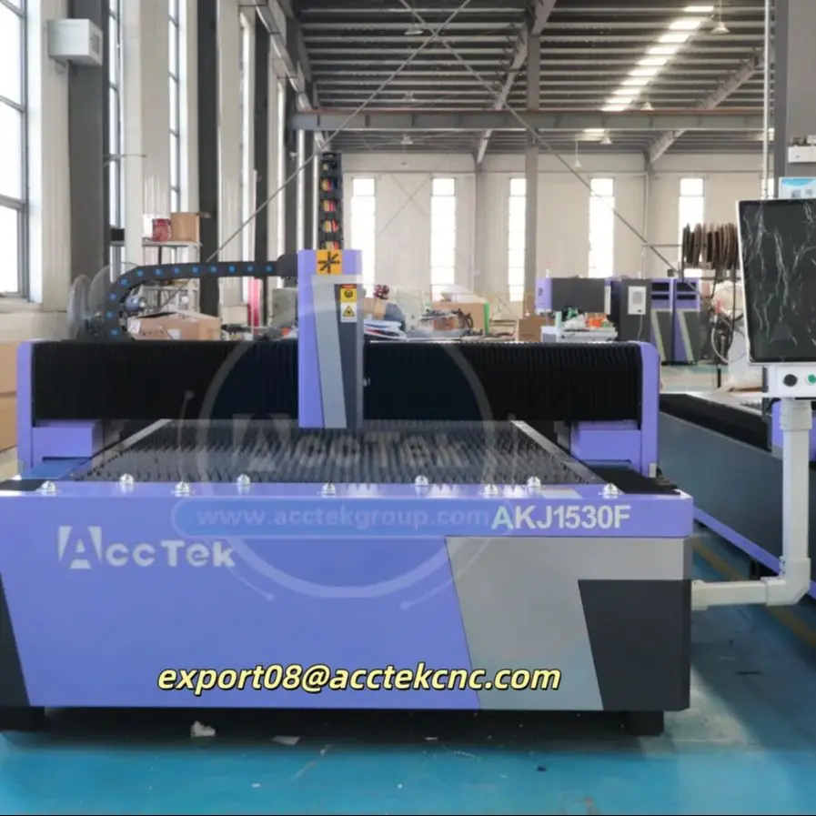 Factory Direct Supply Fiber Laser Cutting Machine 1500W Optional Automatic For Industrial Steel Iron Aluminum Plate Processing