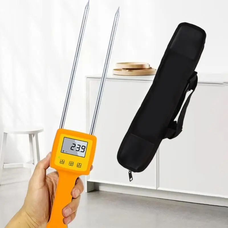 2025 New Large Display Grains Humidity Meter Digital Grains Meter with Anti Slip Handle
