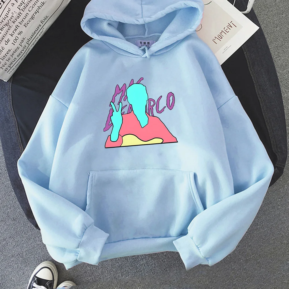 

Macc Demarcoo Hooded Sweater Cartoon Cute Pattern Loose Casual Hoodies Student Sweatshirts Long Sleeve Streetwear Men Clothing