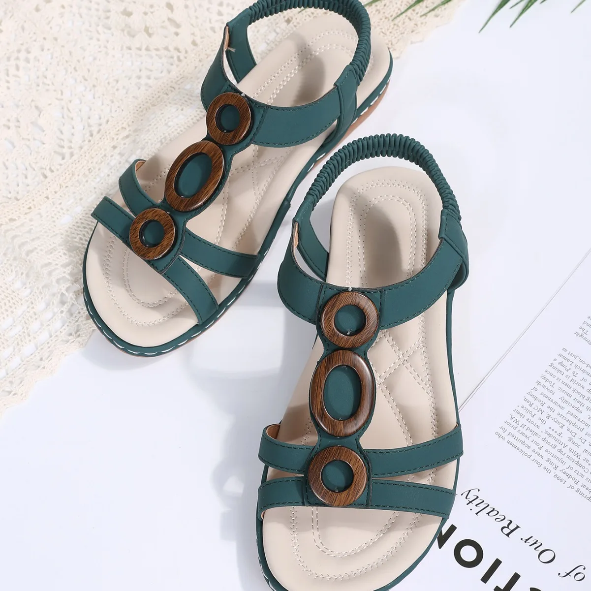 Plus Size 36-43 Shoes for Women Summer Fashion Women Platform Sandals Slip on Comfortable Sandalias Mujer Casual Beach Sandals