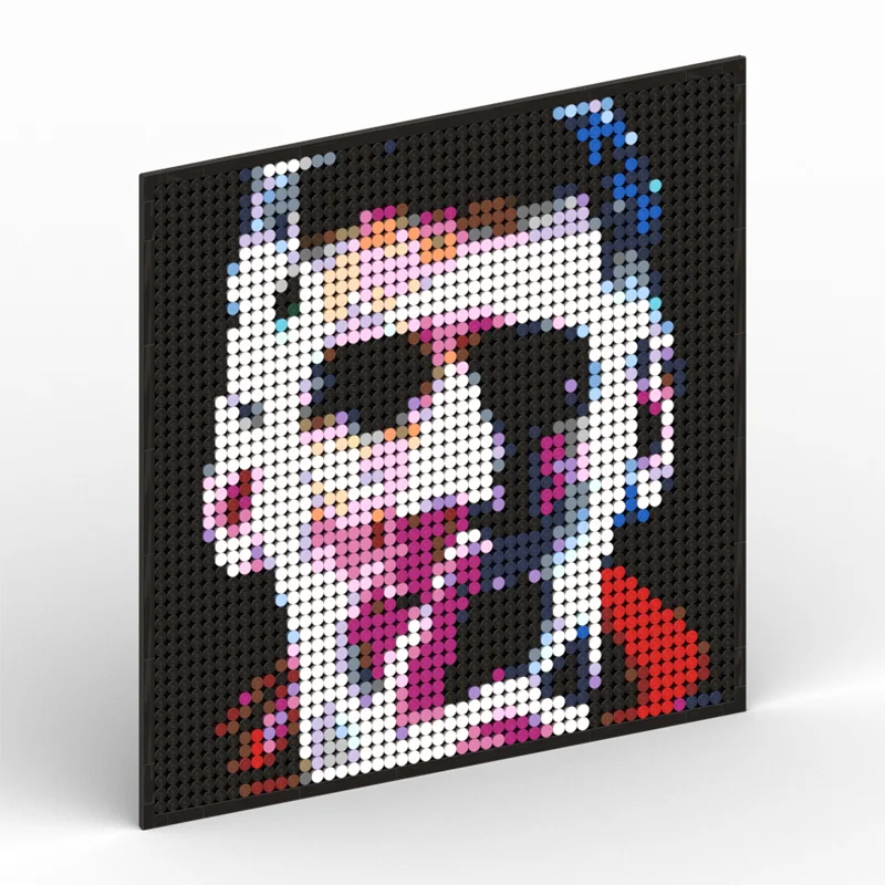 2023 NEW World Famous Football Players Lionel Messi Blocks Brick Pixel Art Decoration DIY Toy Kid Christmas Birthday Gifts