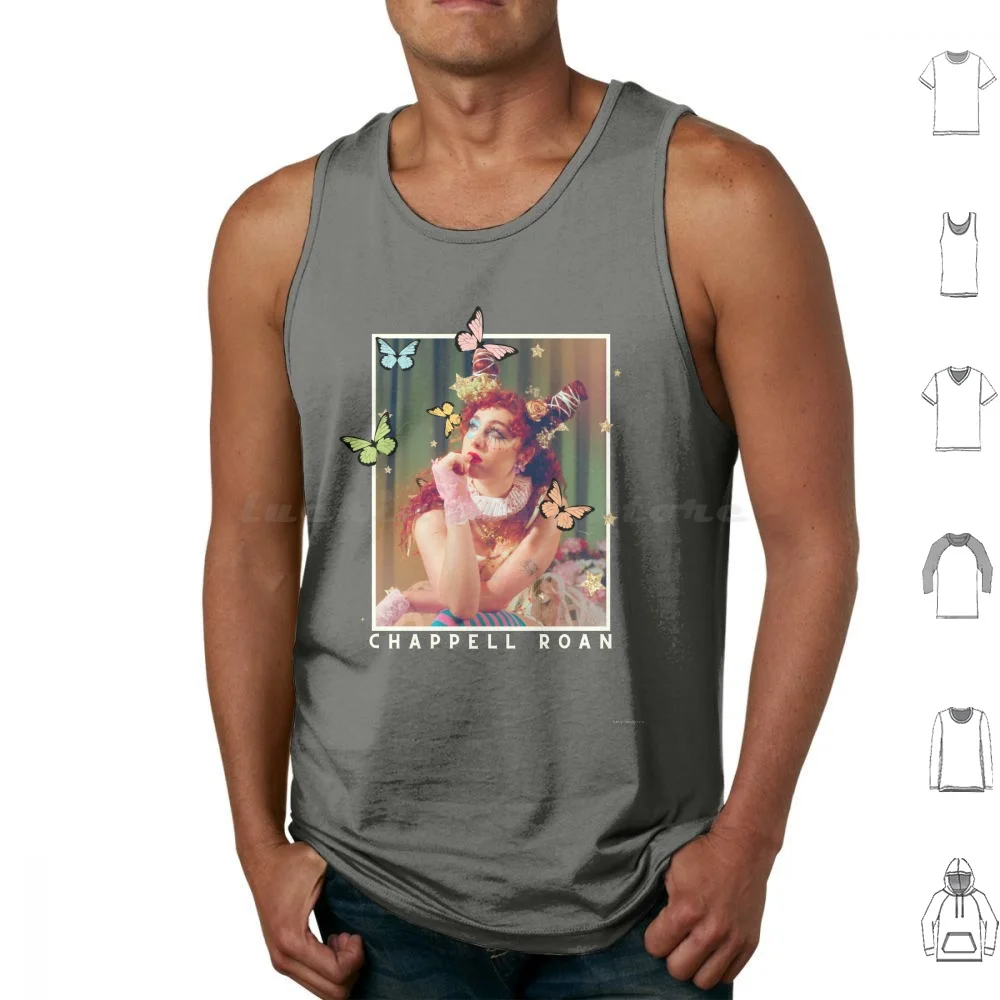 Chappell Roan Whimsical Portrait Tank Tops Vest Sleeveless Chappell Roan Chappell Roan Sweater Chappell Roan Portrait