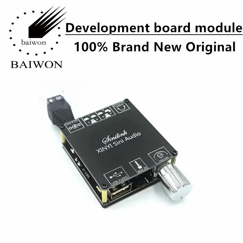 Audio MINI 2.0 Stereo Bluetooth Digital Amplifier Board Module Multiple Input 50W * 2