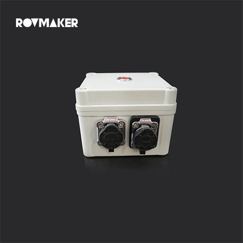 ROV Tether Interface Box of Power Carrier Communication for Openrov Ground Base Station Ethernet USB Remote Operated Vehicle