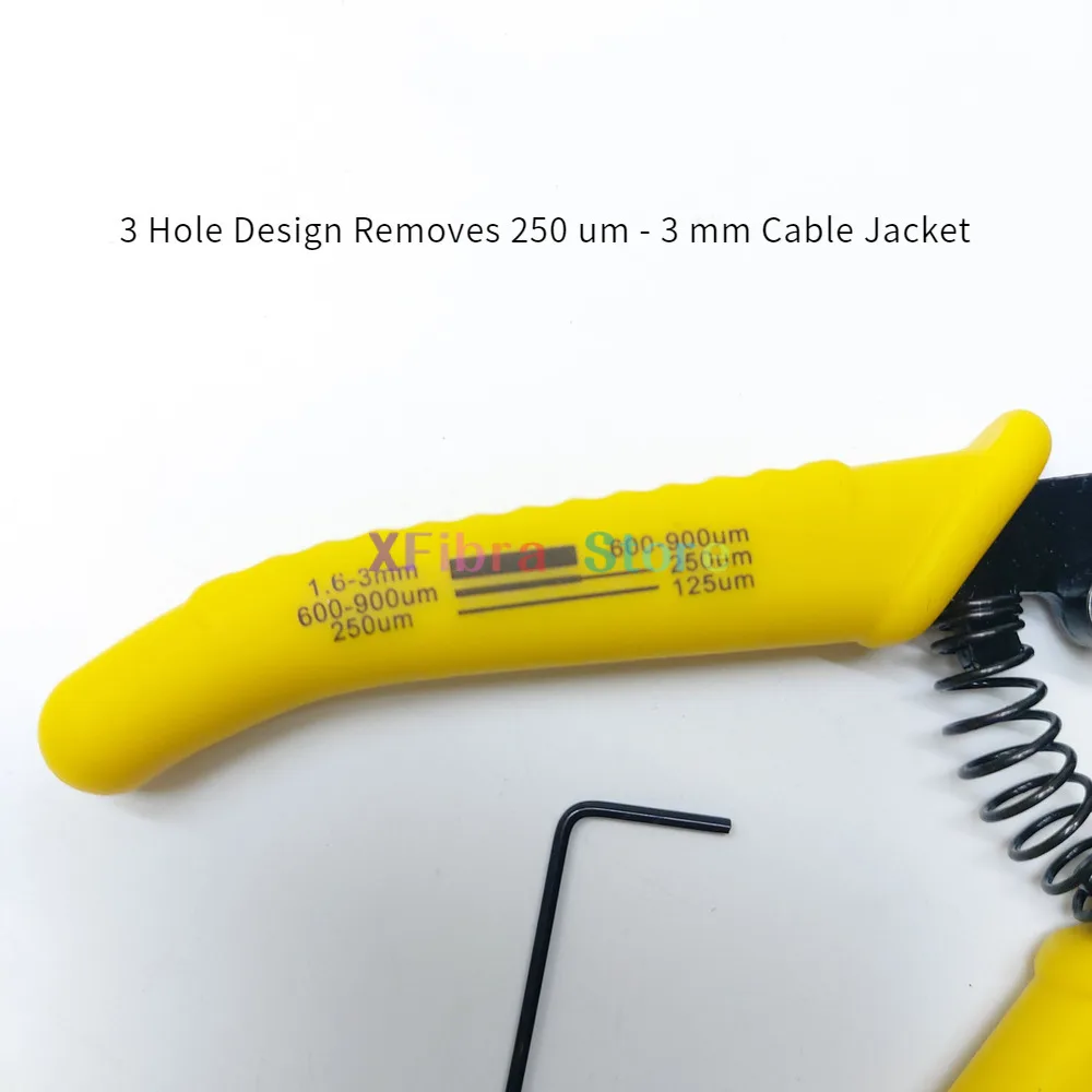 FT11301T Slitter Cluster Tube Wire Stripper Hole Design Removes 250 Um - 3 Mm Cable Jacket Fiber Optic