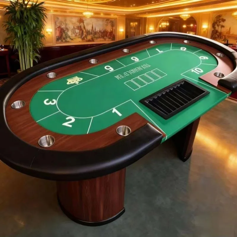 N68 Texas Hold'em Table, Baccarat, Chip Table, Chess and Card Room, Customizable Color Size, Texas Table