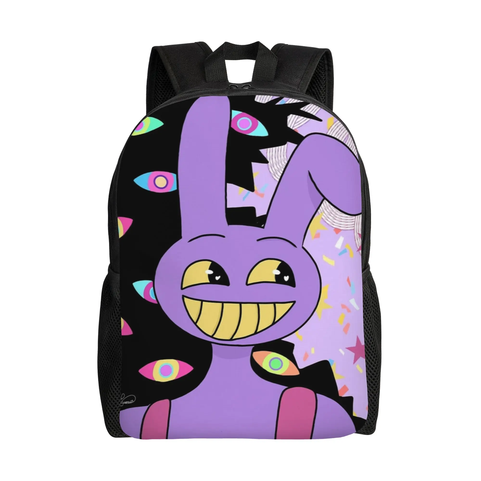 Jax Cartoon Digitals Circus Women Backpack Fashion Student School Bag Computer Backpack Teenage Travel Rucksack