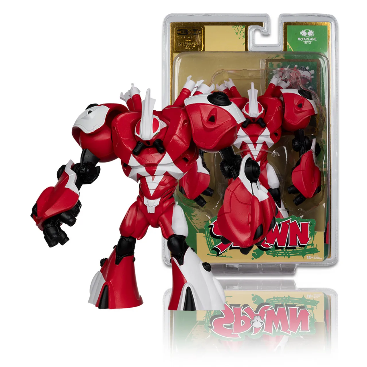 Figurka akcji McFarlane Toys Robot Wars & The Deviant: Rat City 18 cm, model Spawn Gold Label
