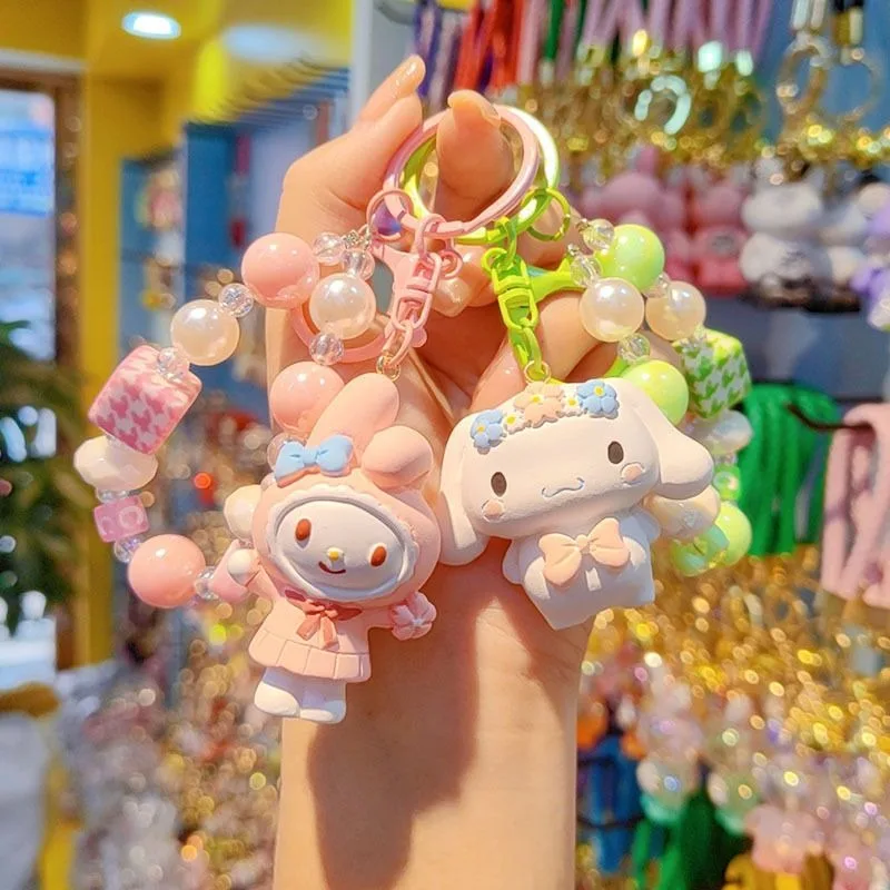 

Sanrio Cinnamoroll My Melody аниме Kawaii сумка брелок украшение милый мультфильм модный подвесной кулон подарки игрушки для детей