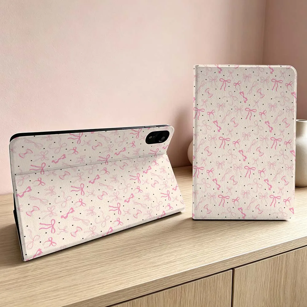 

Art pink bow pattern Soft For Xiaomi Redmi Mi Pad 8 7 6 5 4 2 SE K Pro Max Ultra Poco Pad Inch Tablet Case