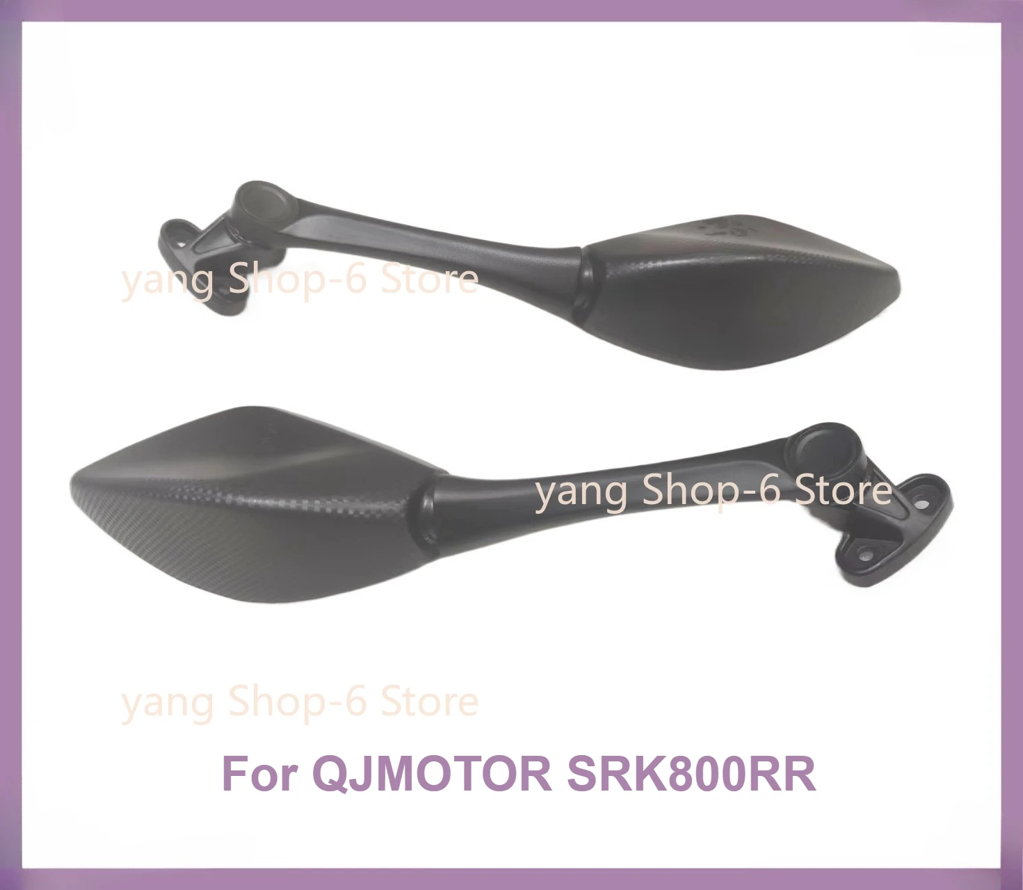 For QJMOTOR SRK800RR SRK 800RR Rearview Mirror Direction Observation Mirror Reflector Motorcycle Accessories
