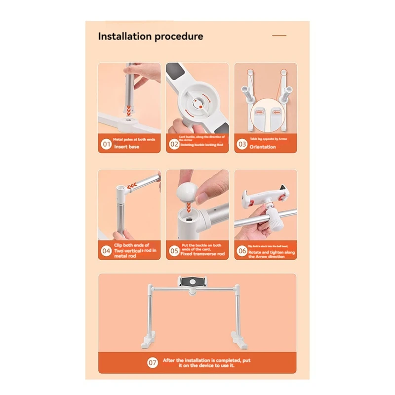 Adjustable Tablet Stand And Phone Holder - Multifunctional Rack Height Adjustable For Bed And Sofa Lazy Stand