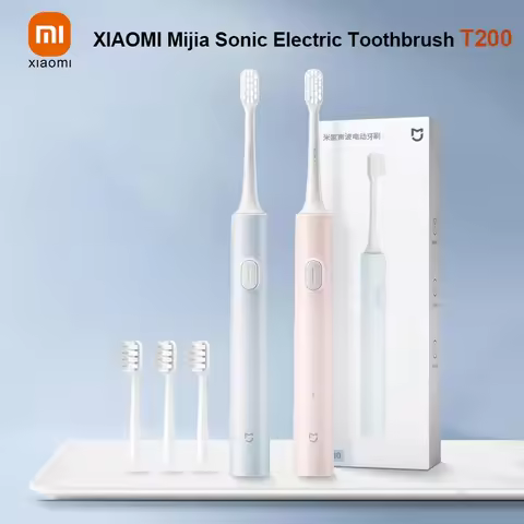 Original XIAOMI Mijia Sonic ElectricToothbrush T200 Smart Teeth Brush Rechargeable IPX7 Waterproof 2 Modes Teeth Whitening Brush