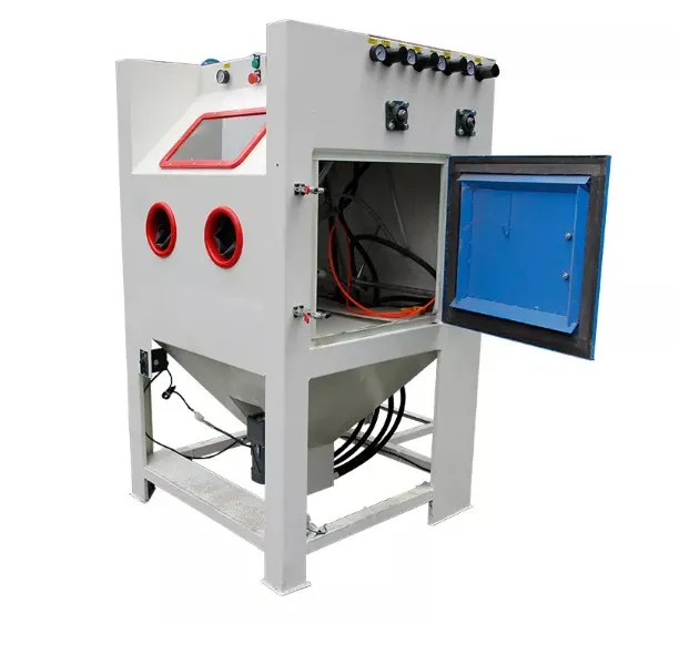 

【Hot】Wet Blasting Cabinet Dust-free Sand Blasting Tank Portable Sand Blasting Machine Price