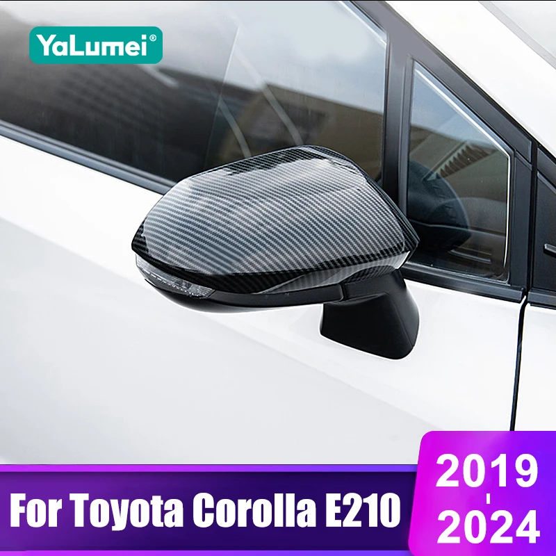 

For Toyota Corolla E210 2019 2020 2021 2022 2023 2024 Hybrid Car Rearview Mirror Side Trim Protective Cover Accessories