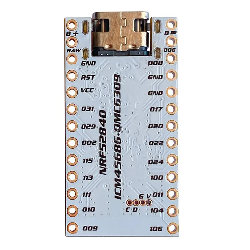 Ingenious-NRF52840 ICM45686+QMC6309 Module Compatible For Supermini/Pro Micro, Made For Slimevr Trackers And Keyboards