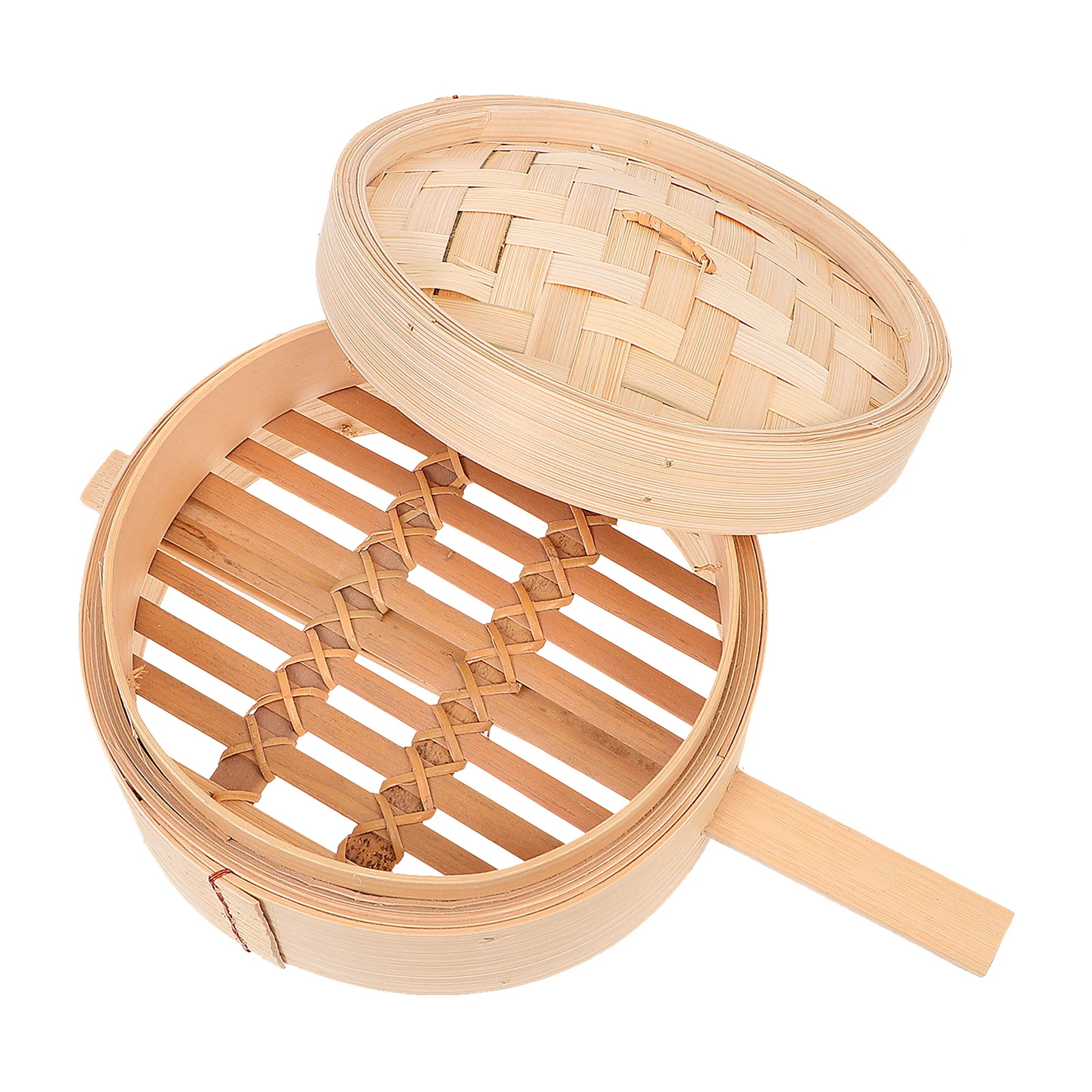 

1pc Bamboo Steamer Kitchen Cooking Food Premium Rack Practical Multi-Functional Basket Reusable Strong Household
