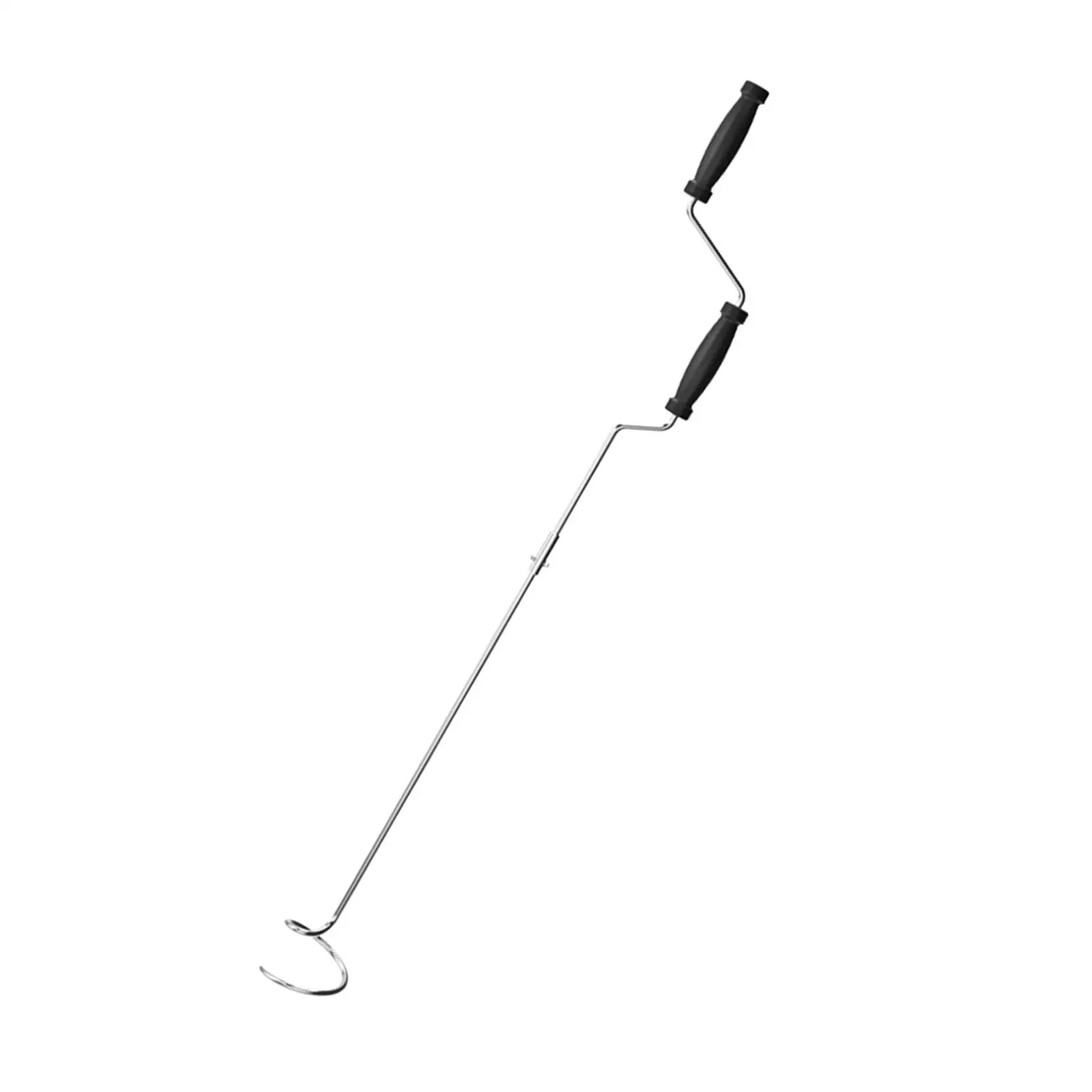 Compost Aerator for Compost Bins Stainless Steel Portable Lawn Rotating Handle Detachable Garden Compost Turner and Mixing Tool