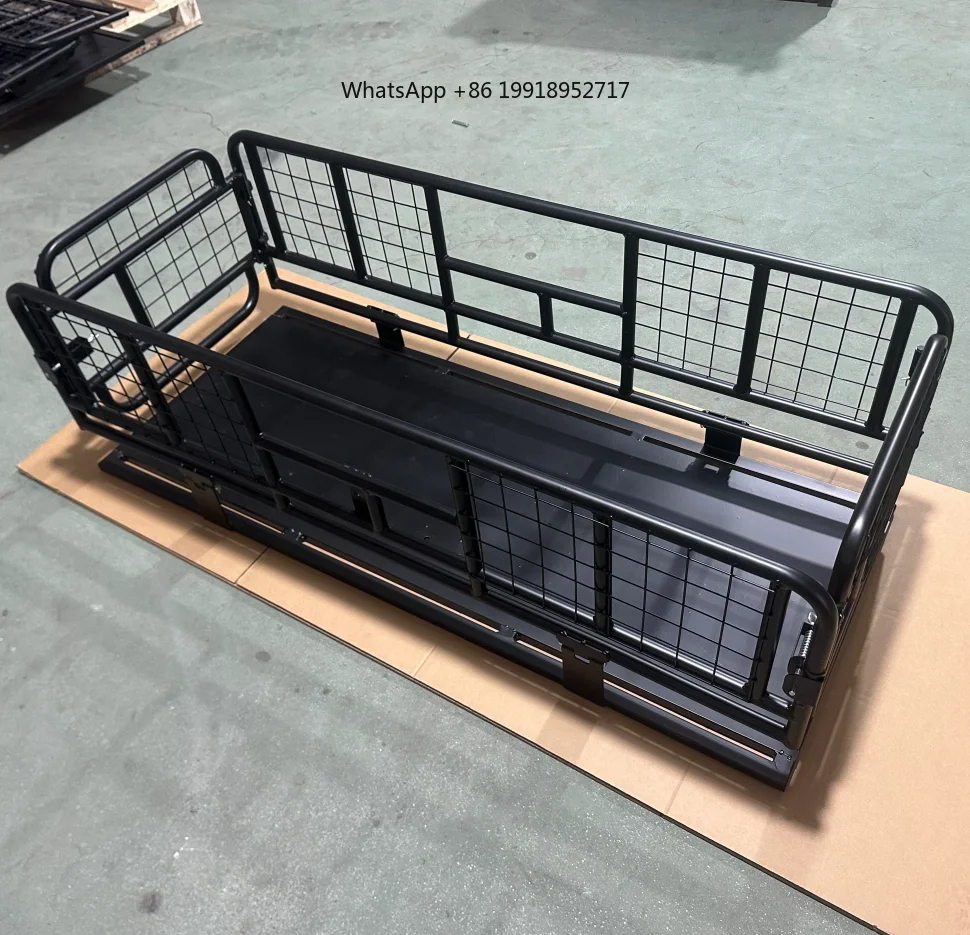 

Steel Foldable Rear Rack Hitch Mount Cargo Carrier 1524x610x152.4mm for Camping Hilux 2020-