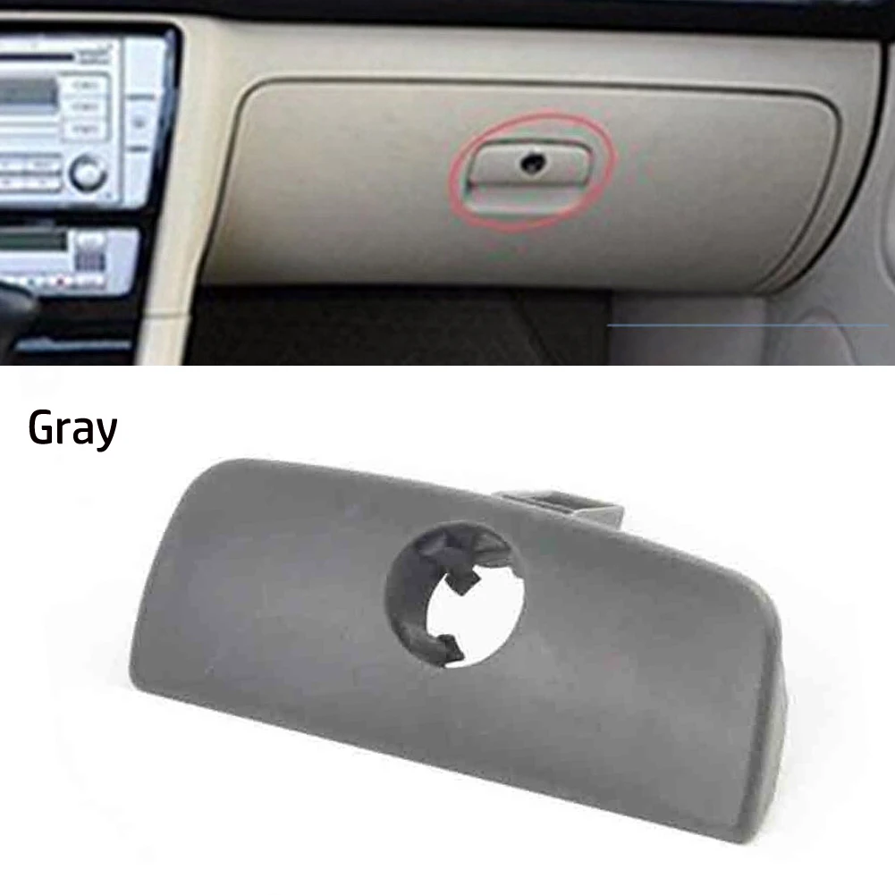 Gray 3B0857131A Fit Left Hand Drive Vehicles Only Glove Box Plastic Brand New Holder Handle Lock Lid Practical