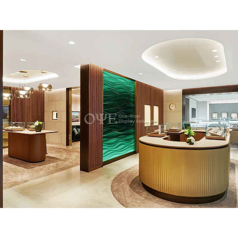 custom.Boutique Shop Jewelry Display Cabinet Watch Shopping Mall Jewelry Display Showcase
