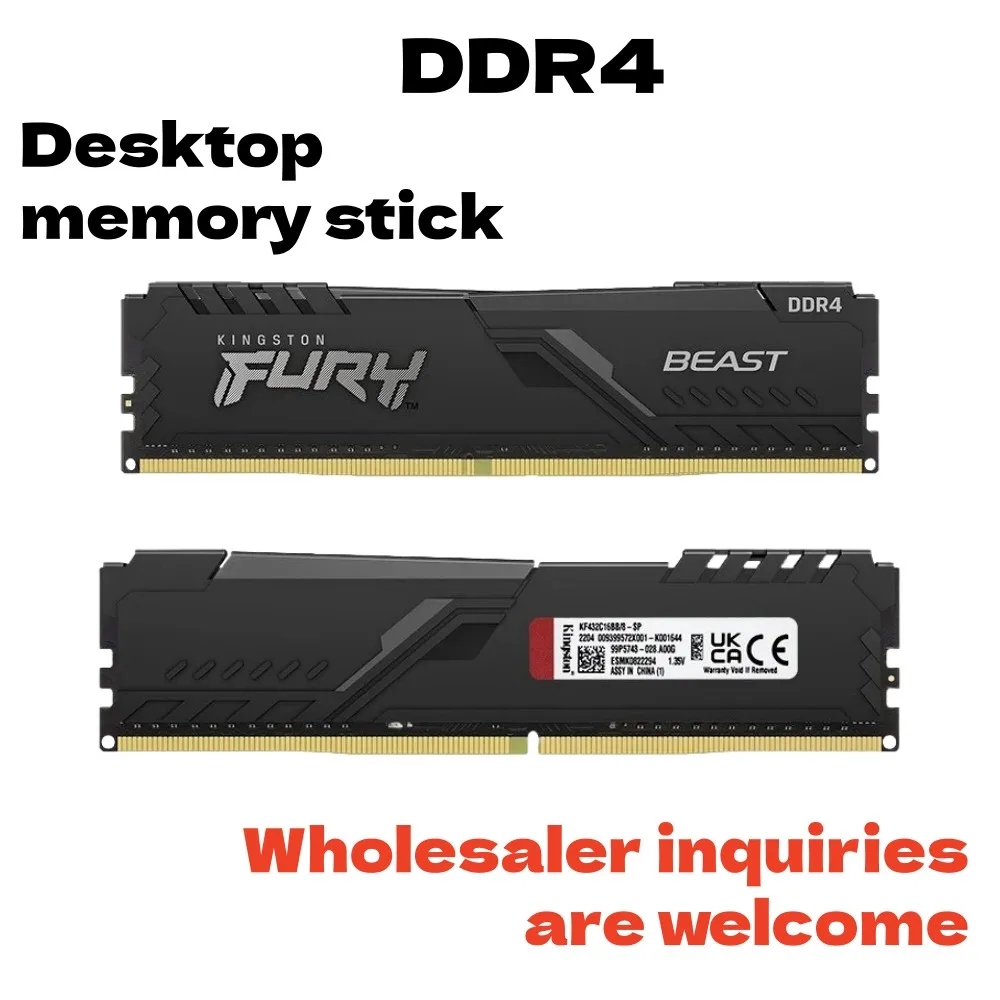 

DDR4 PC Memory Module 8GB 16GB 32GB 3200MHz 3600MHz Desktop AMD Intel CPU Motherboard Memory RAMs 288 PIN 1.2V