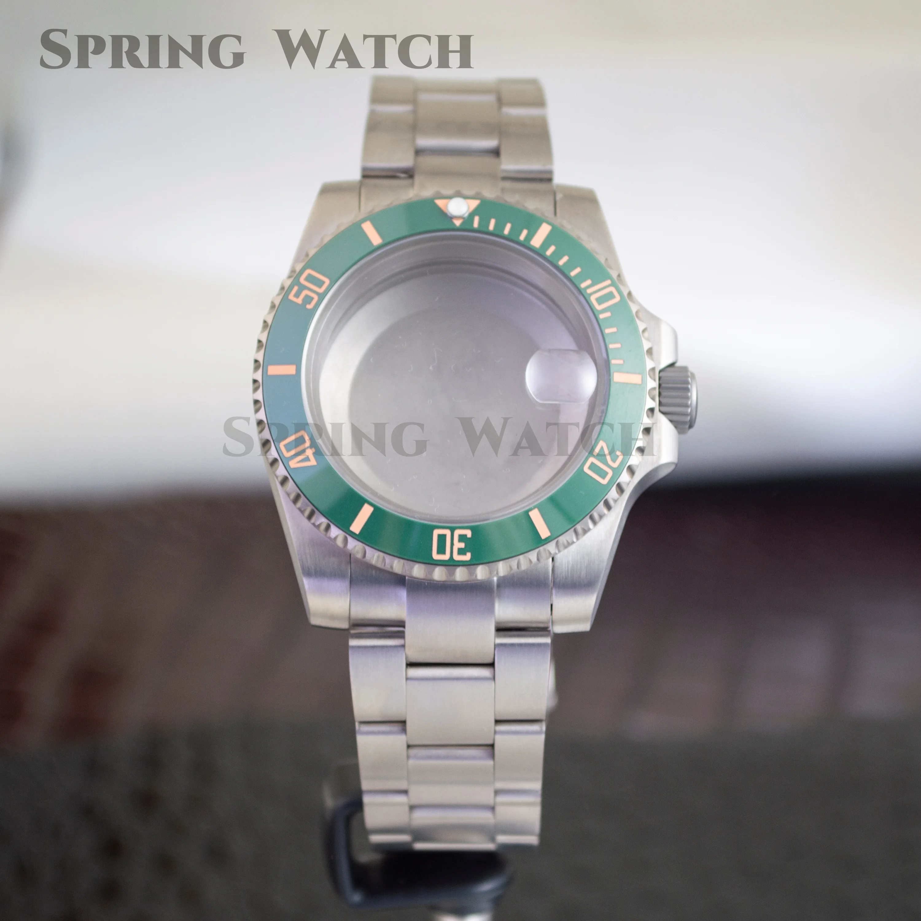Titanium Watch Case 40mm Case 10ATM Waterproof Case For NH34 NH35 NH36 ETA2824 Movement ETA2824 Case Watch Titanium Strap