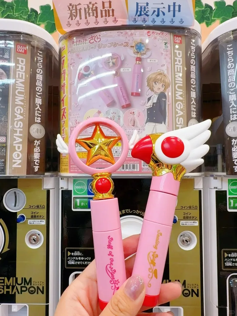 بانداي كاردكابتور ساكورا أنيمي عمل الشكل تحصيل نموذج زخرفة قسط غاشابون اليدوية لعبة هدية لمحبي