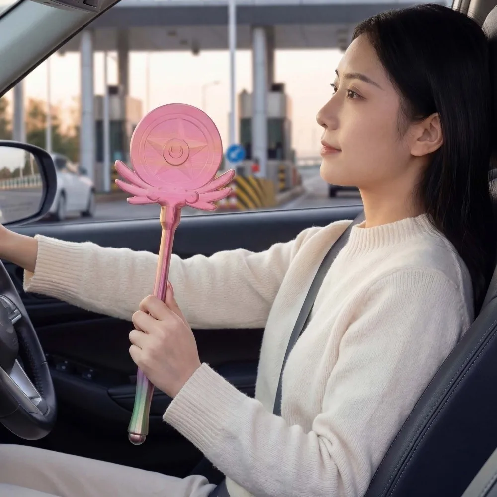 

Креативный 3D-печатный держатель для бесконтактной оплаты в виде волшебной палочки, портативный, съемный, радужный, забавный, в форме луны